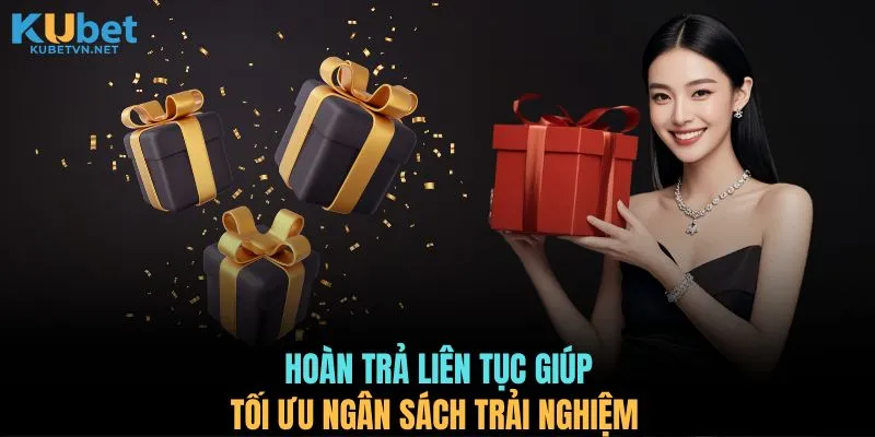 Hoàn trả liên tục giúp tối ưu ngân sách trải nghiệm