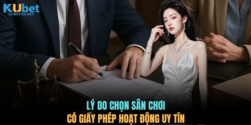 Lý do chọn sân chơi có giấy phép hoạt động uy tín 